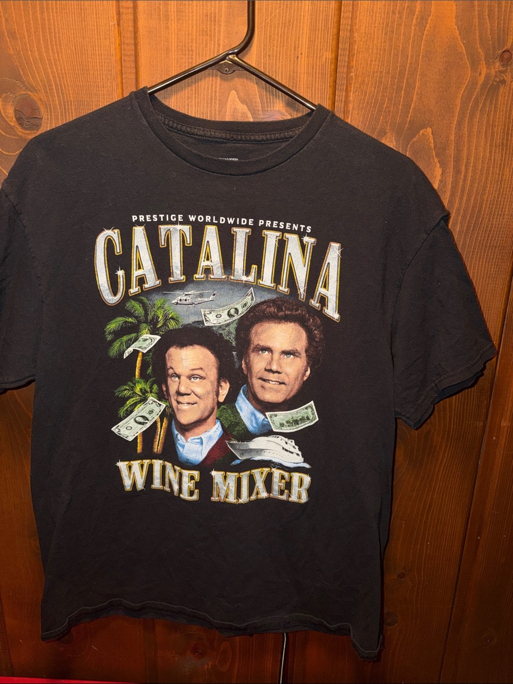 Catalina Wine Mixer Stepbrothers movie Graphic Tee - Black